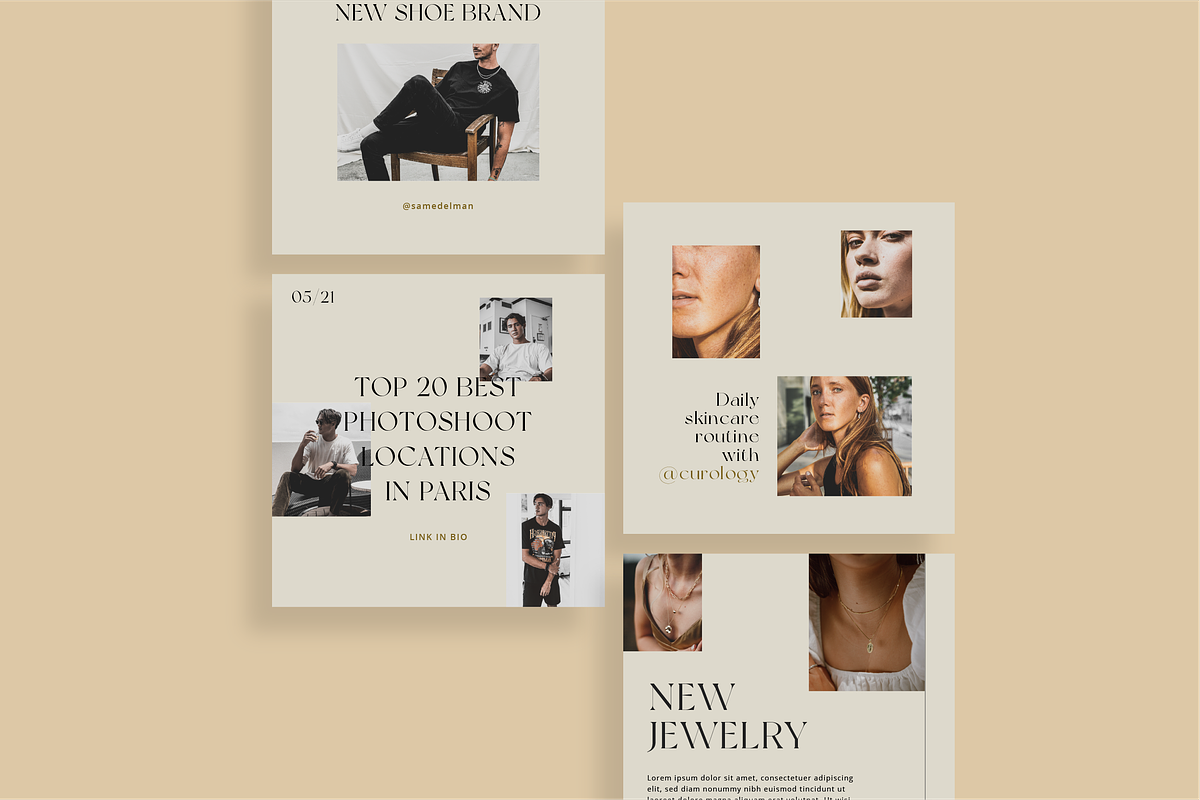 Paris - 35 Instagram Feed Posts, a Social Media Template by TheFisherCreative (Photo 8 of 12)