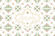 Vintage Floral Pattern 1 Flower Tile, a Pattern Graphic by Euonia Meraki (Thumbnail 1 of 18)