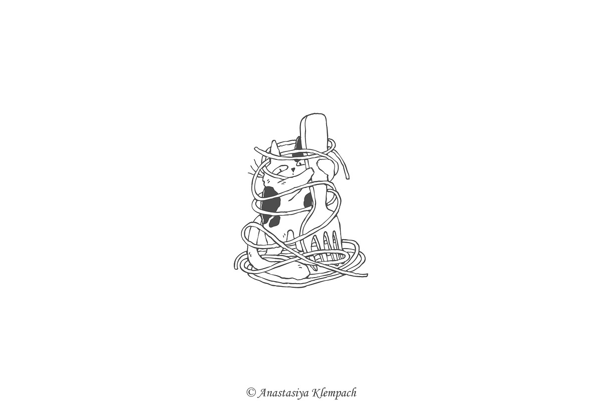 Pawsta Kitchen, an Illustration by Anastasiya Klempach (Photo 4 of 11)