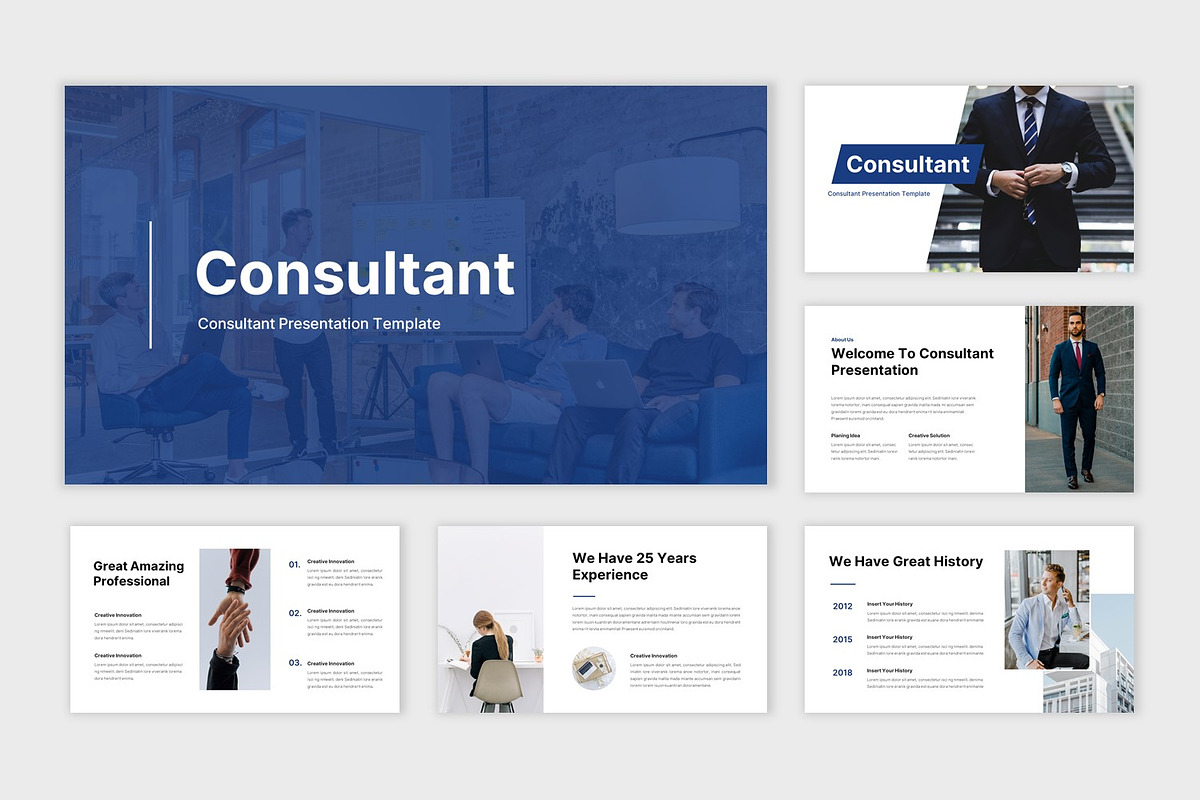Finance & Consulting Powerpoint, a Presentation Template by BumbleGraph Studio (Photo 2 of 5)