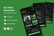 VocaCraft - AI Voice Generate Mobile, an App Template by productype1 (Thumbnail 1 of 5)