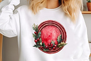 Christmas Wax Seal Clipart PNG, an Illustration by SinaCreation (Thumbnail 4 of 7)