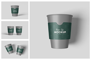 Paper Cup Mockup, a Cups & Container Mockup by Hazzpro_Std