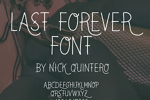 Last Forever Tattoo Font