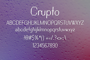 CRUPTO Font