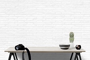 desk mockup bundle, a Mockup by PinkJellyfish (Thumbnail 5 of 9)
