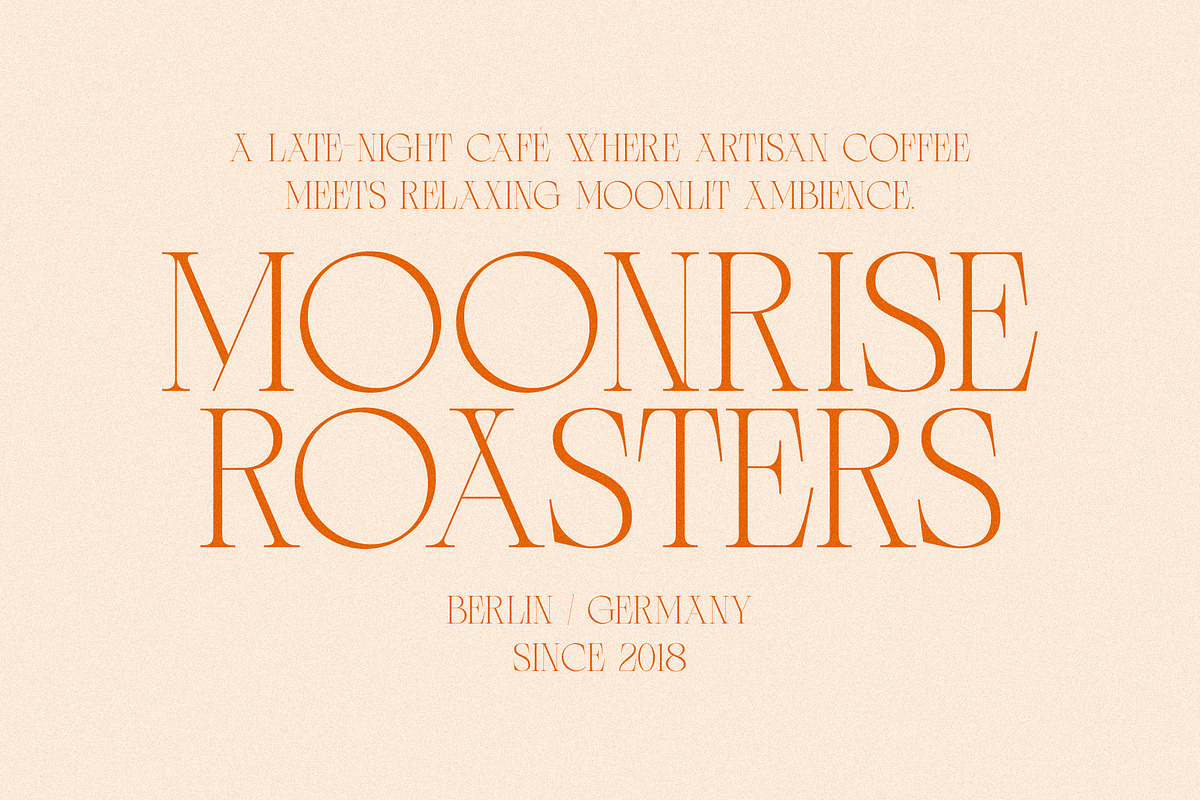 Monarque - Elegant & Chic Serif, a Serif Font by Mikhail Kitsune (Photo 2 of 8)