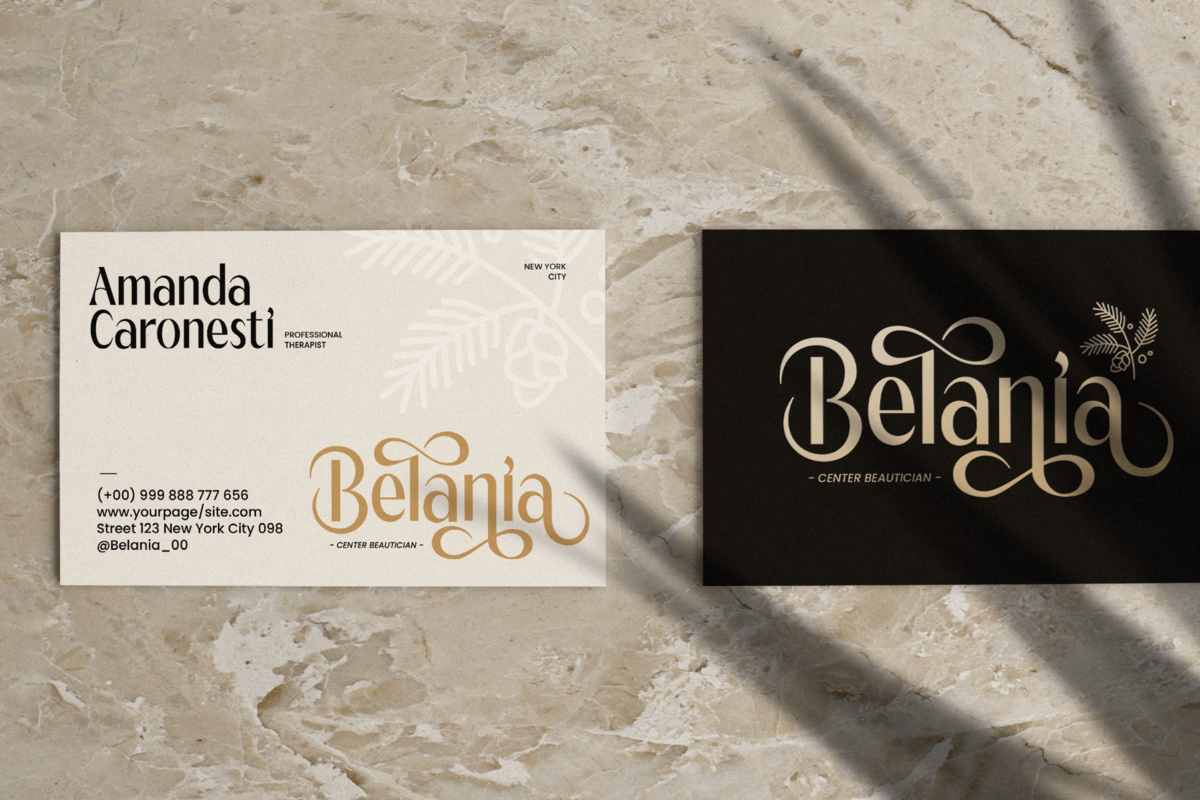 Bachon - Luxury Elegant Font, a Sans Serif Font by Sensatype (Photo 3 of 14)