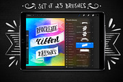 Procreate Ribbon brushes, a Brush Add-On by tatiananemna (Thumbnail 1 of 4)