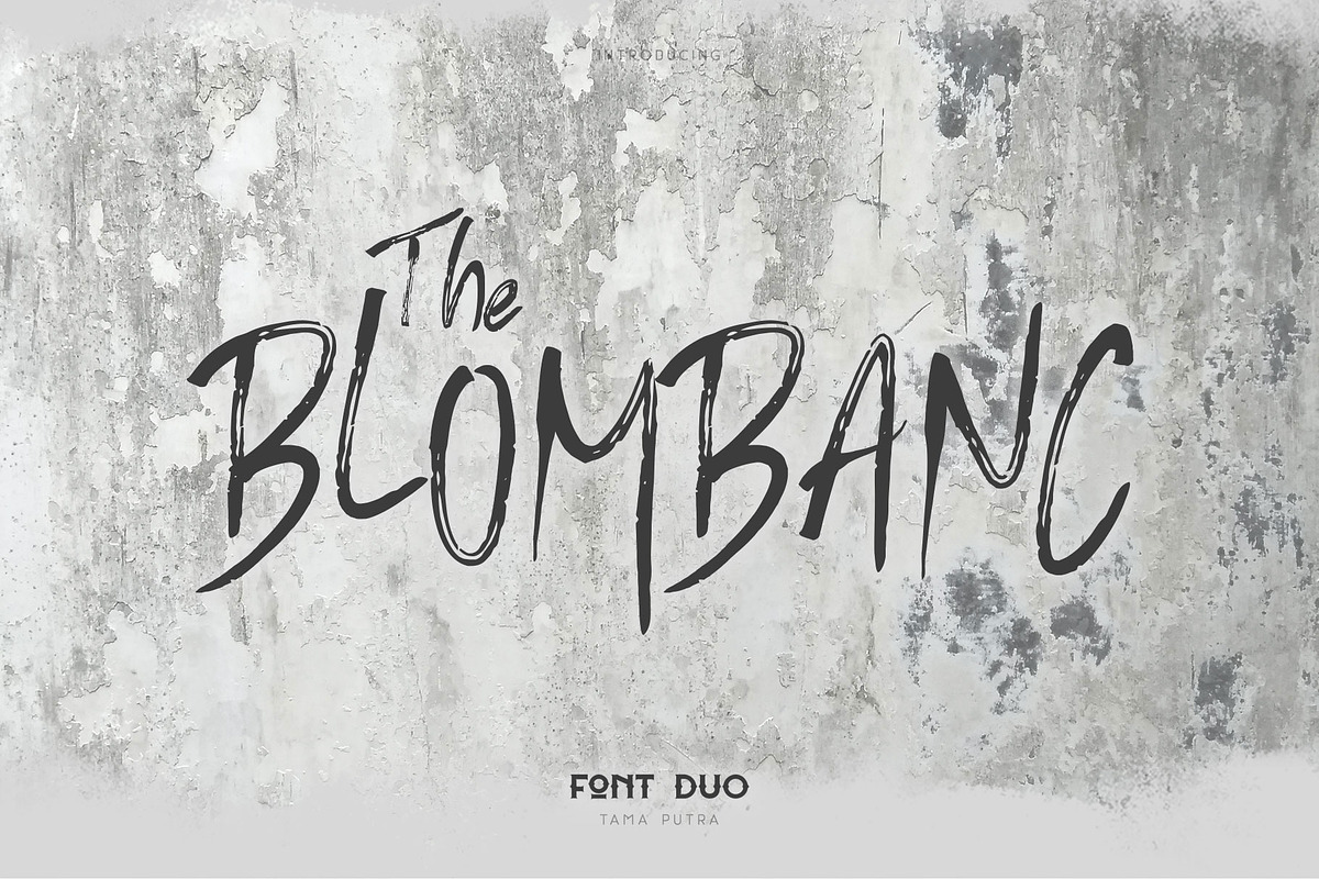 Blombanc Font