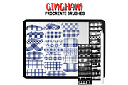 Gingham Procreate Pattern Brushes, a Brush Add-On by Brush Lab (Thumbnail 3 of 8)