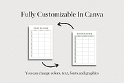 Printable Student Planner Pack Canva, a Stationery Template by The Chaos Project (Thumbnail 2 of 9)