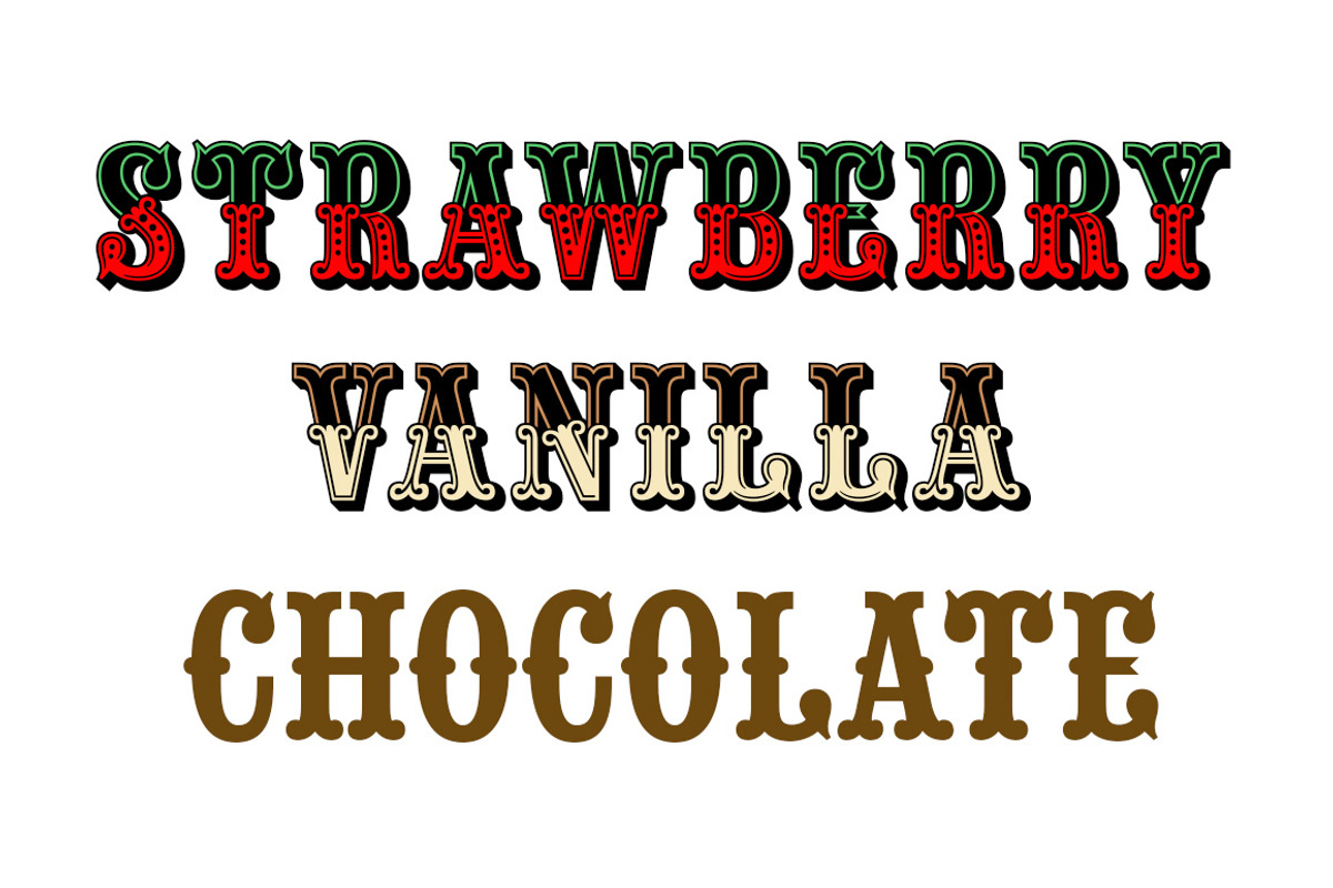 Ice Creamery Complete, a Font by FontMesa (Photo 2 of 8)