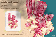 Minerals Watercolor, an Illustration by Soir Creative (Thumbnail 2 of 8)