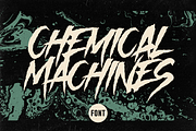 Chemical Machines - Horror Font, a Font by The Branded Quotes (Thumbnail 1 of 6)