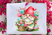 Garden Gnome Clipart PNG Bundle, a Seasonal Illustration by SVGArt (Thumbnail 5 of 5)