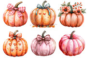 Coquette Pumpkin Clipart PNG, an Illustration by SinaCreation (Thumbnail 3 of 5)