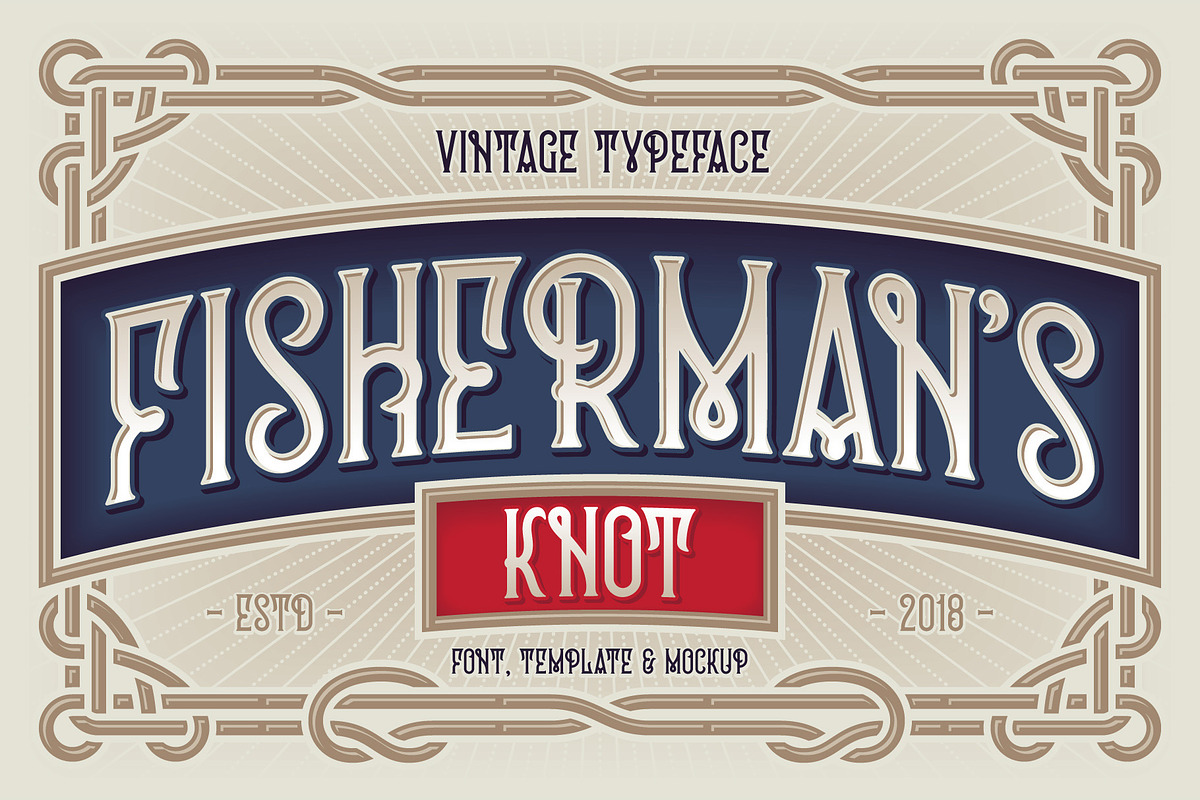 Fisherman's Knot. Font & Graphics