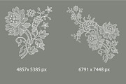 Lace seamless ribbons, cliparts., a Pattern Graphic by Ajuga (Thumbnail 2 of 12)