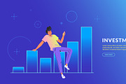 Mobile App for banking and investing, a Finance Illustration by Julia Tim (Thumbnail 6 of 6)