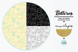 Envelopes Seamless Patterns