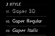 Gaper Font, a Script Font by MRI STUDIO (Thumbnail 3 of 4)