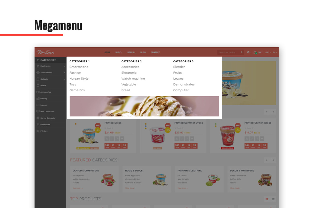 Leo Melino Responsive Prestashop, a Bootstrap Template by LeoTheme (Photo 5 of 7)