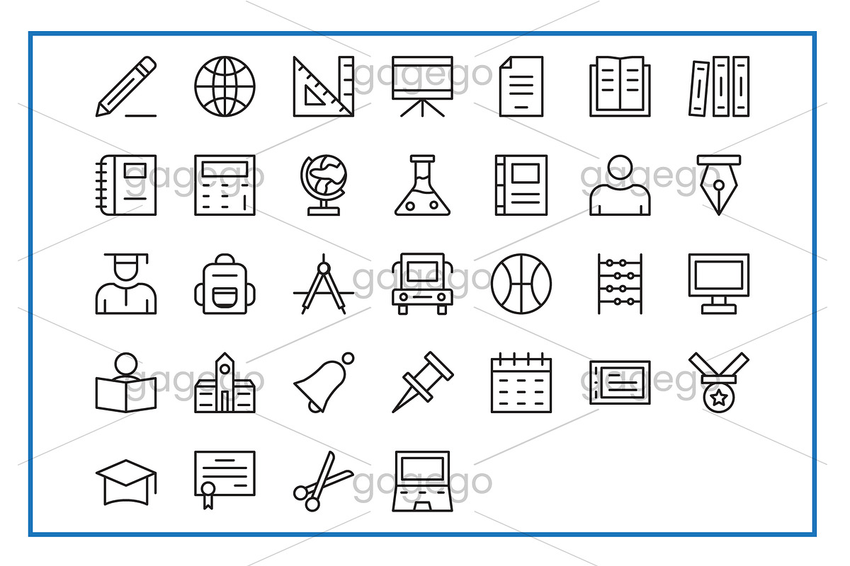 School education icon, an Icon by gagego (Photo 3 of 4)