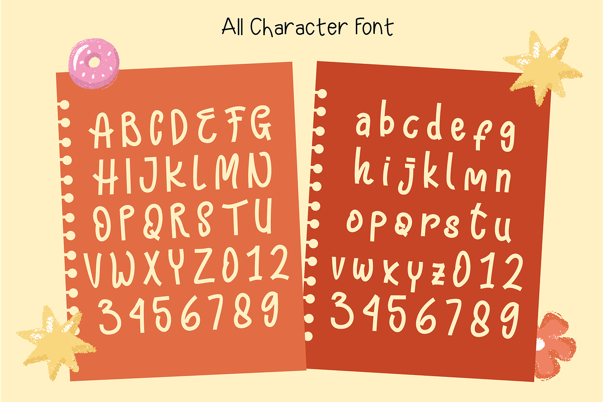 Pepop - Playful Handwritten Font, a Handwritten Font by Berdansabersama (Photo 2 of 8)