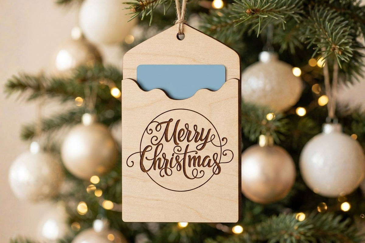 Christmas Card Holders SVG Bundle, a Decorative Illustration by svgocean (Photo 7 of 25)