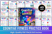 Cognitive Fitness Practice Book, a Stationery Template by Mustafiz (Thumbnail 1 of 4)