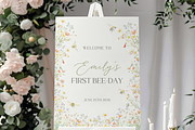 First Bee Day Invitation Set, an Invitation Template by Digital_Mind (Thumbnail 7 of 8)