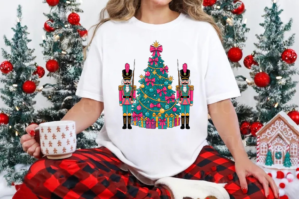 Nutcracker & Christmas Tree PNG, an Illustration by Libby Wishes (Photo 2 of 6)