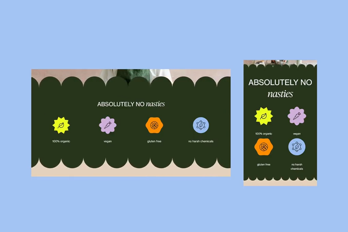 Shopify: Animated Shape Divider, a Shopify Template by Luna Templates (Photo 4 of 7)
