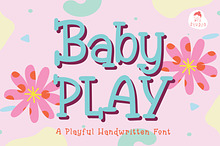 BabyPlay Font - Cute Handwritten