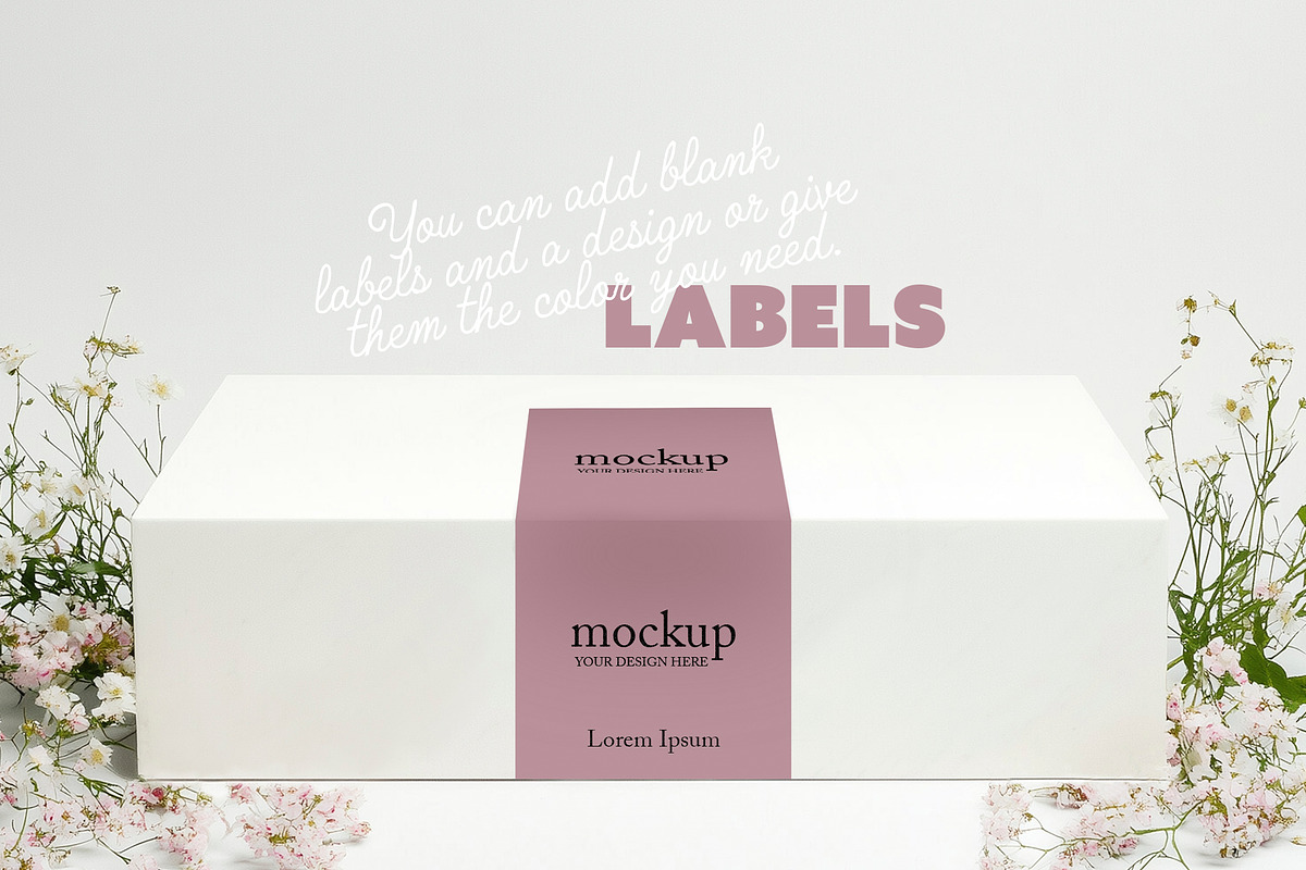 Floral Packaging Box Mockup Scene, a Product Mockup by McLittle Stock (Photo 3 of 5)