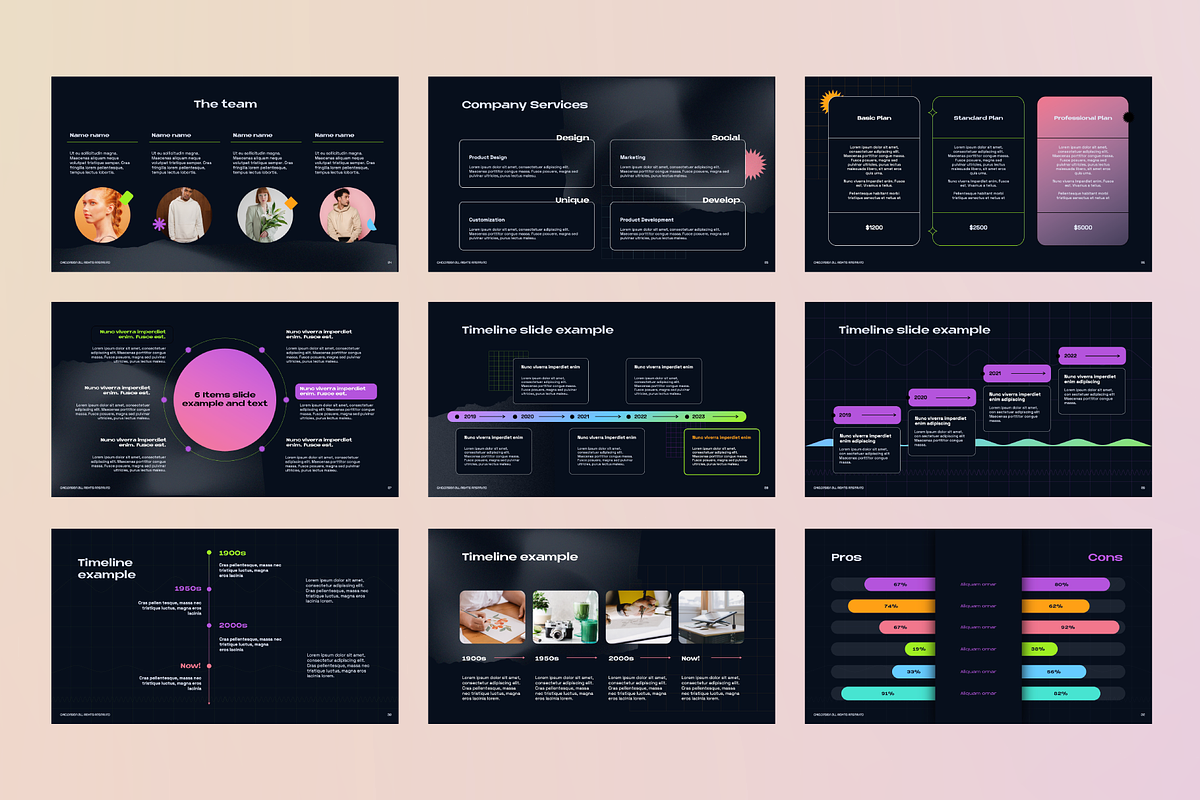 Eclectic Google Slides Template, a Presentation Template by chio.design - Khalay Chio (Photo 6 of 8)