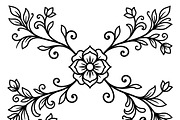 50 Elegant Floral Ornament Bundle, a Decorative Illustration by Amazin_art (Thumbnail 15 of 29)