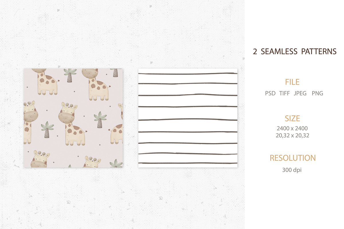 Giraffe, a Pattern Graphic by AnnieArt (Photo 2 of 4)