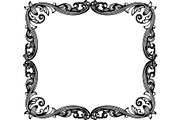 Elegant Vintage Floral Corner Frame, a Decorative Illustration by Designer_Momina (Thumbnail 7 of 21)