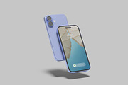 Realistic Smartphone Screen Mockup, an iPhone Mockup by lamorastudio (Thumbnail 2 of 11)
