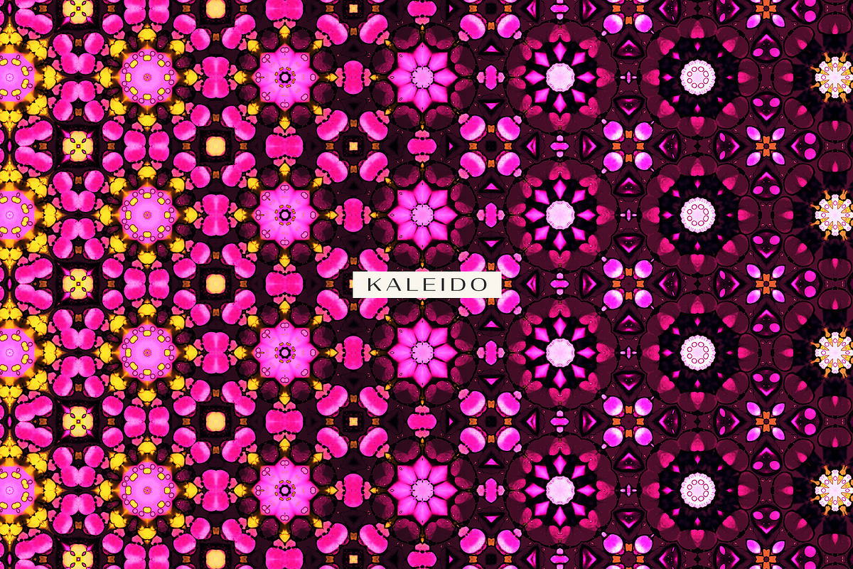 Kaleido: 25 Kaleidoscopic Textures, a Texture Graphic by Chroma Supply