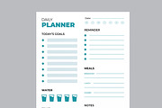 Daily Planner Template, a Stationery Template by MightyDesign (Thumbnail 2 of 7)