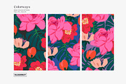 Bold Bloom Abstract Flower Pattern, a Pattern Graphic by likorbut (Thumbnail 10 of 12)