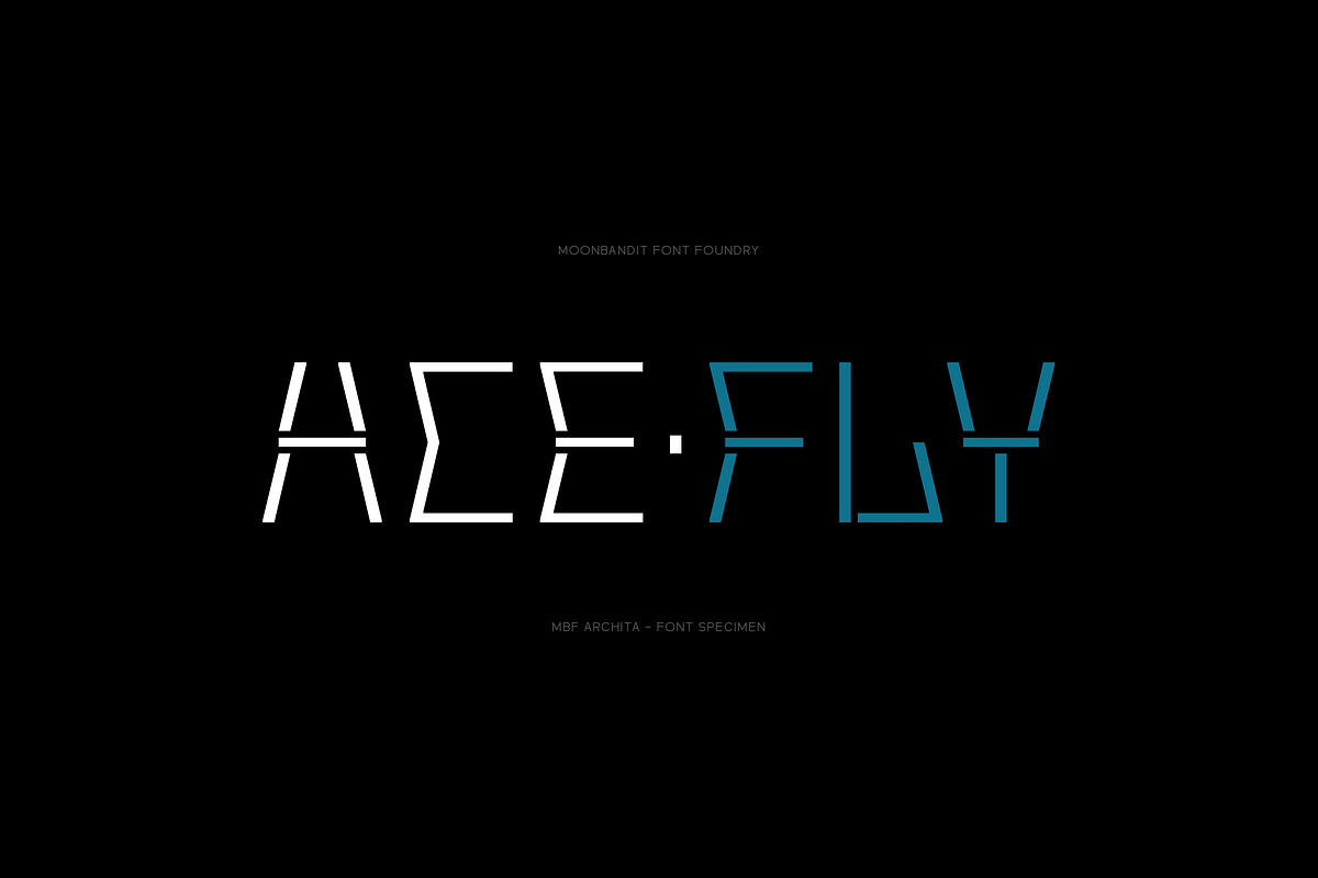 MBF Archita, a Sans Serif Font by MoonBandit (Photo 2 of 6)