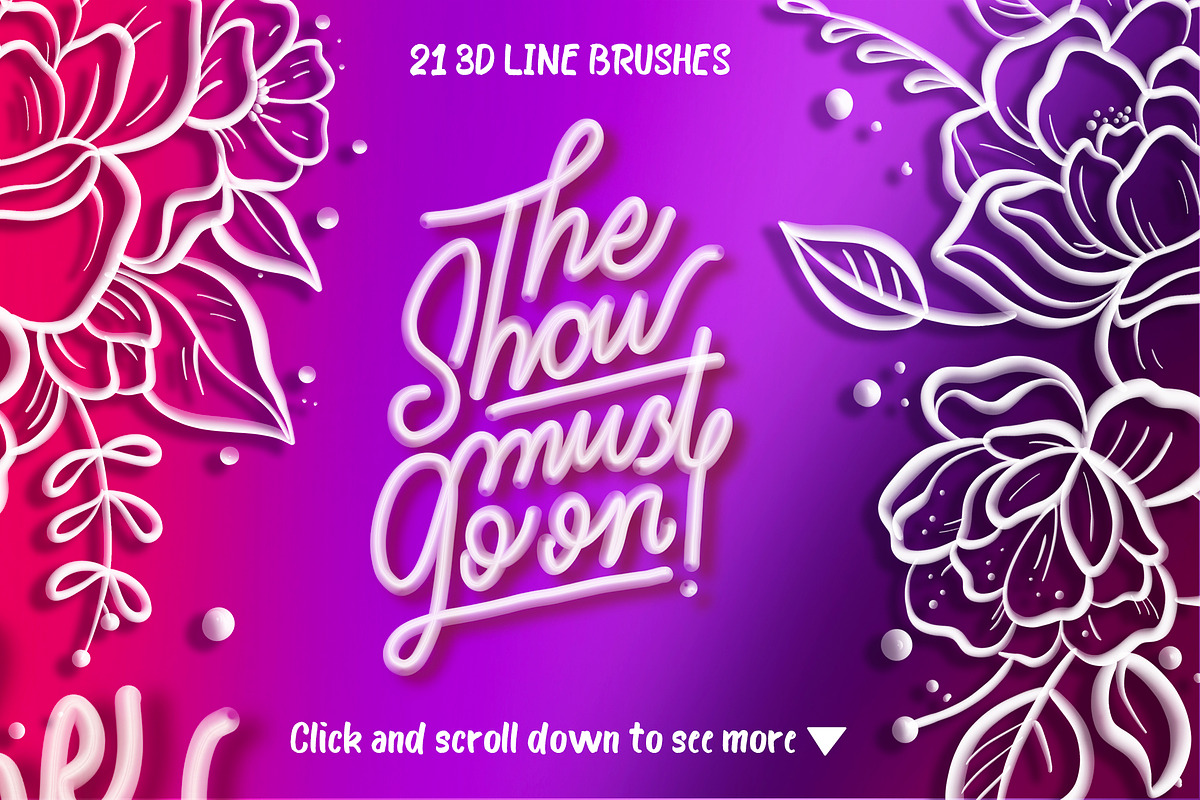 3D BRUSHES PROCREATE SET, a Brush Add-On by AlexandraArt (Photo 9 of 16)