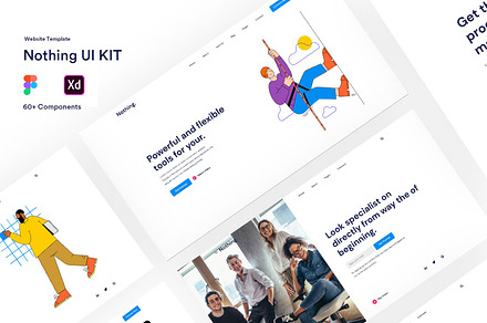 Nothing UI Kit - Templates For Web, an UI Kit Template by ArtGalaxy