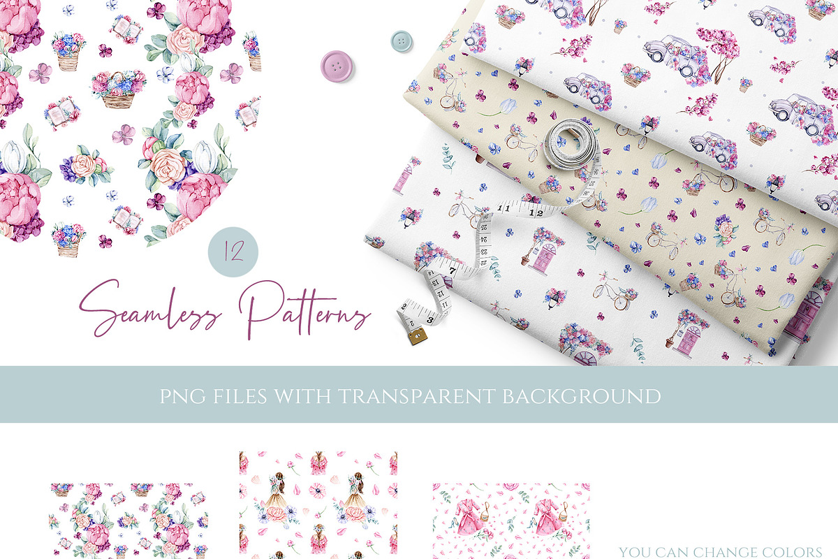 Watercolor Blossom Season, a Decorative Illustration by S_ARTLOVE (Photo 9 of 10)