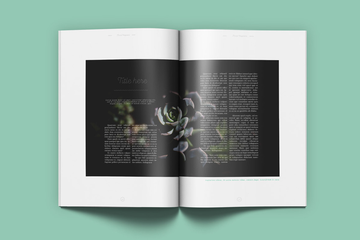 Floral Magazine, a Magazine Template by Kahuna Design (Photo 11 of 13)