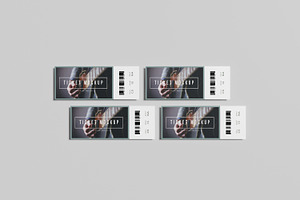 Event Tickets Mockup Set